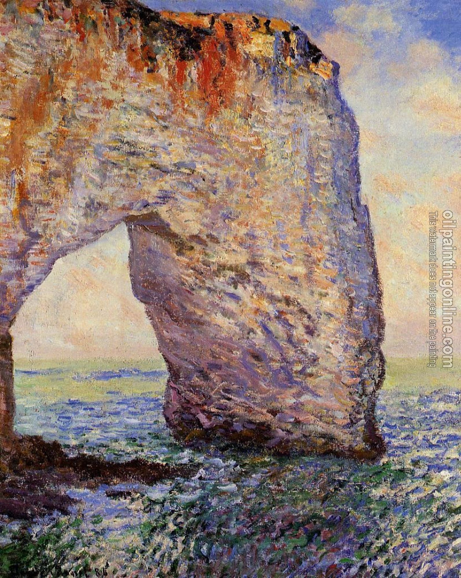 Monet, Claude Oscar - The Manneport, Etretat